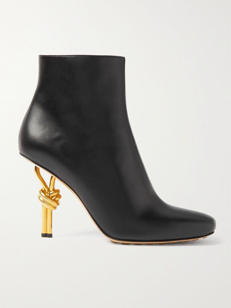 Knot leather ankle boots by BOTTEGA VENETA