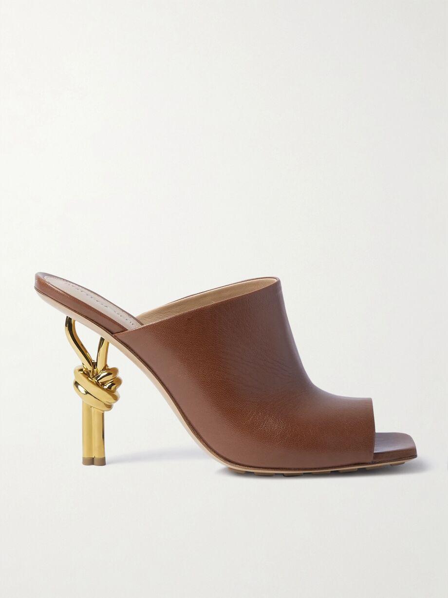 Knot leather mules by BOTTEGA VENETA