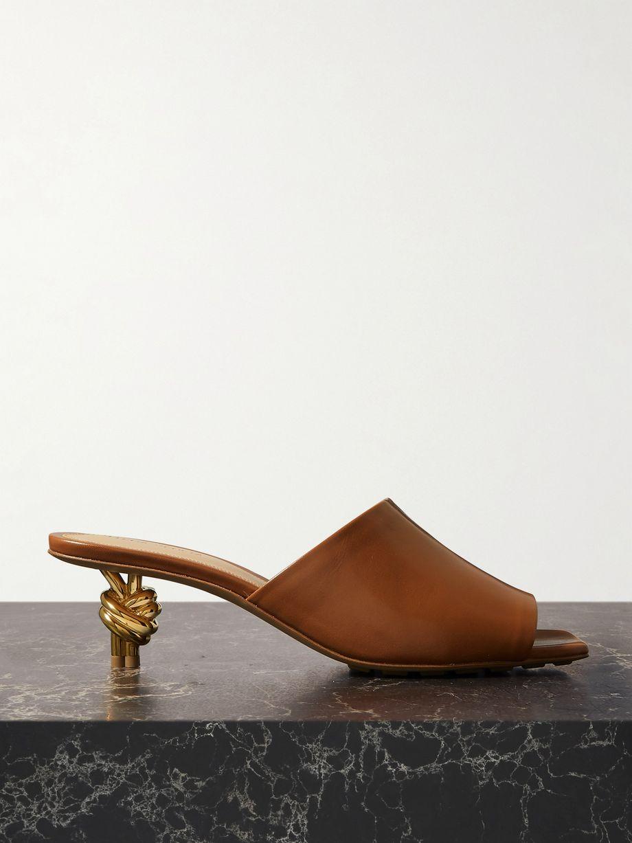 Knot leather mules by BOTTEGA VENETA