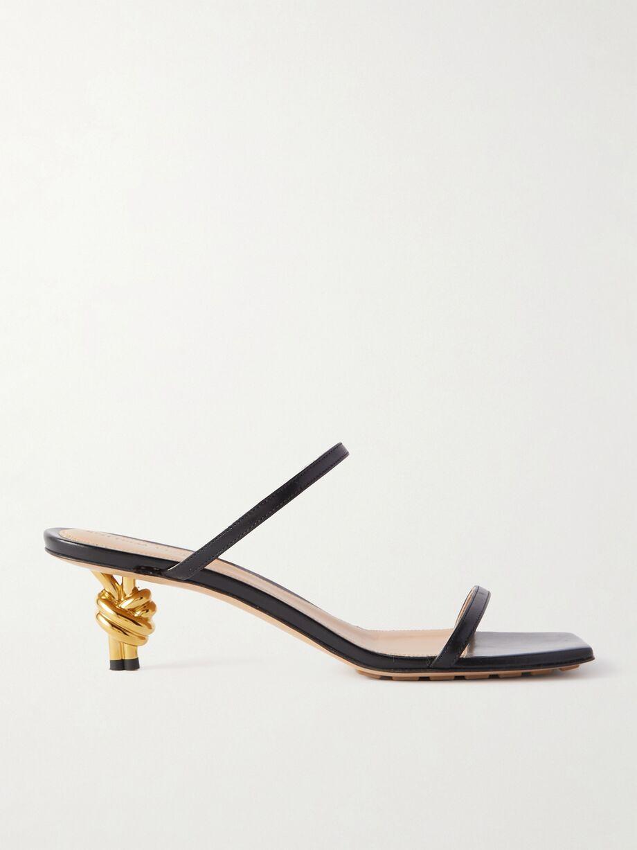 Knot leather sandals by BOTTEGA VENETA