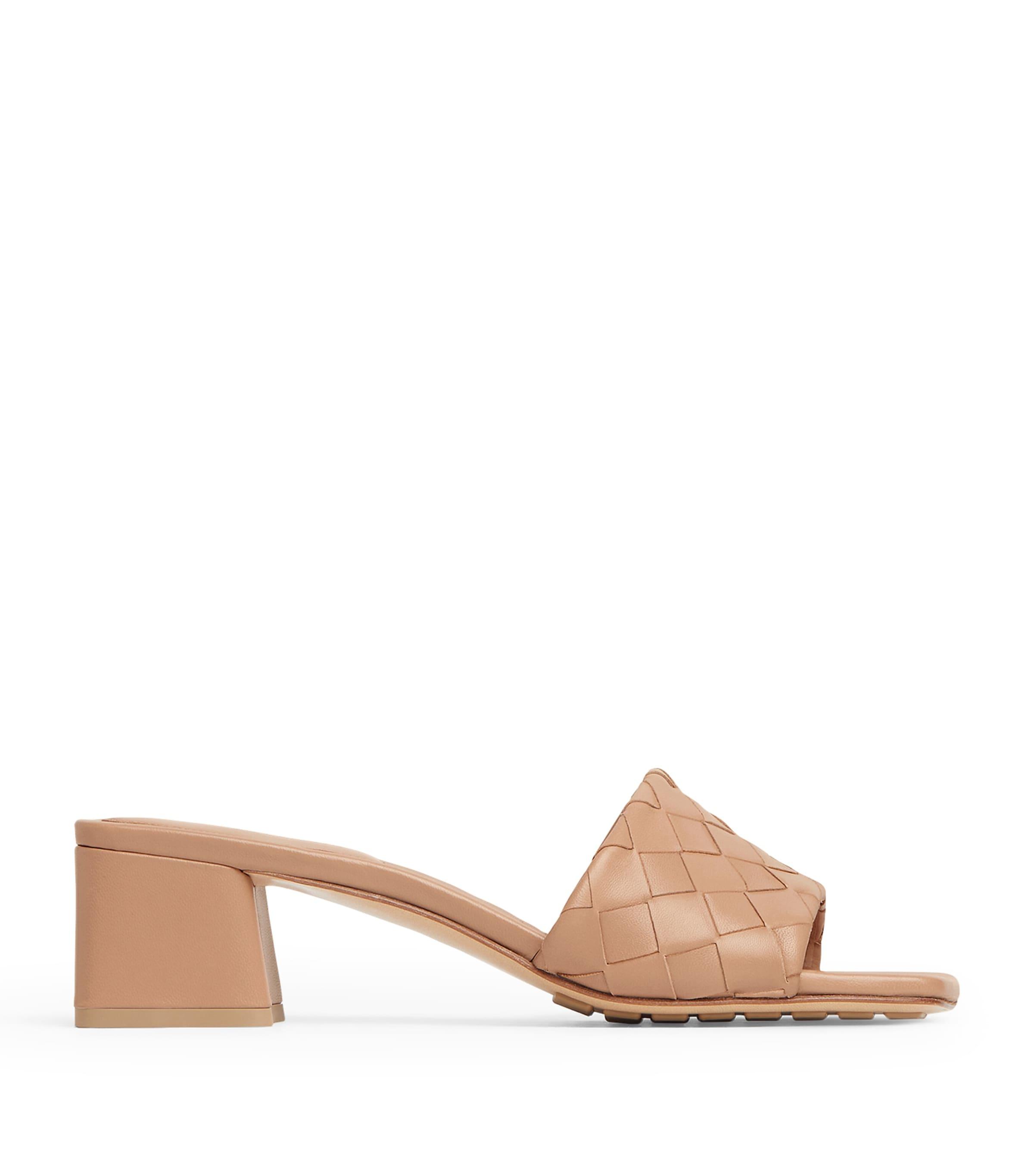 Lambskin Parco Heeled Mules 45 by BOTTEGA VENETA