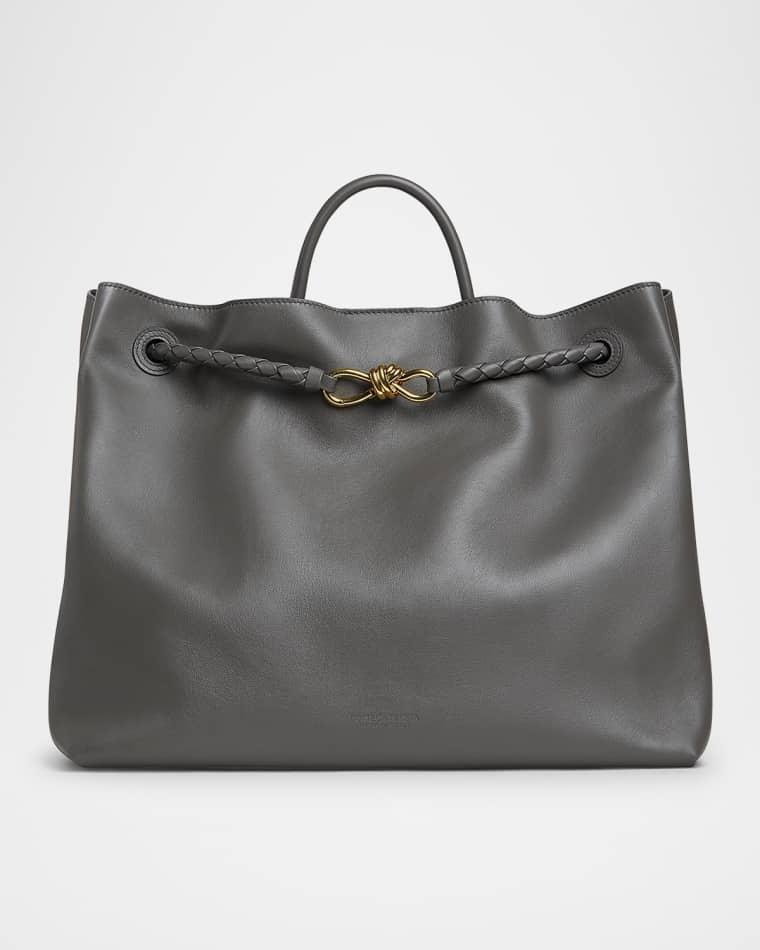 Large Andiamo Leather Top-Handle Bag by BOTTEGA VENETA