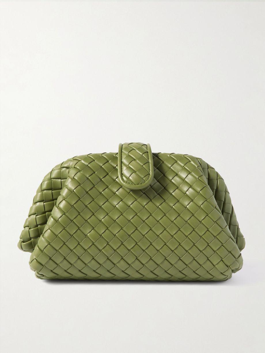 Lauren 1980 small Intrecciato leather clutch by BOTTEGA VENETA