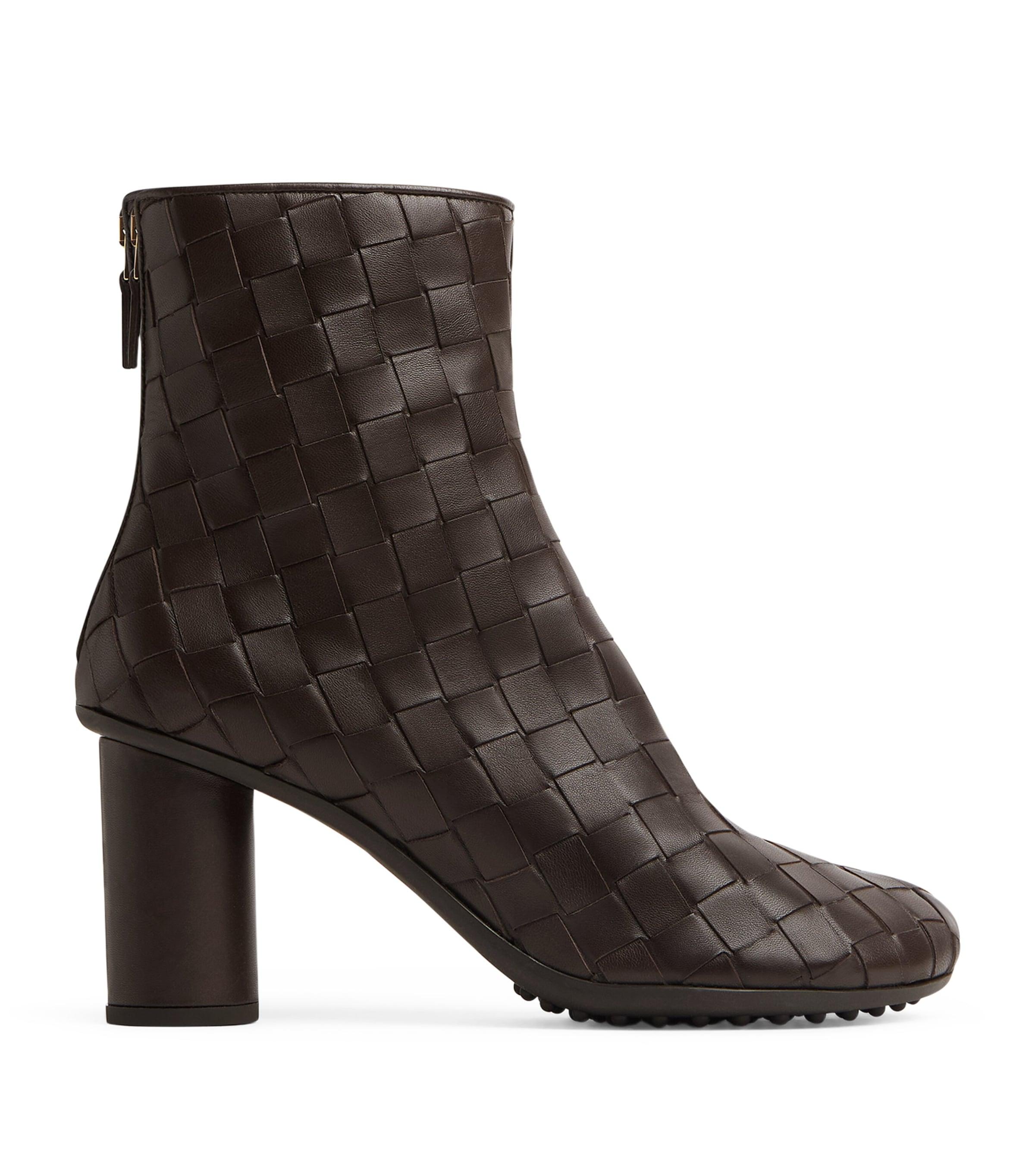 Leather Atomic Ankle Boots 75 by BOTTEGA VENETA