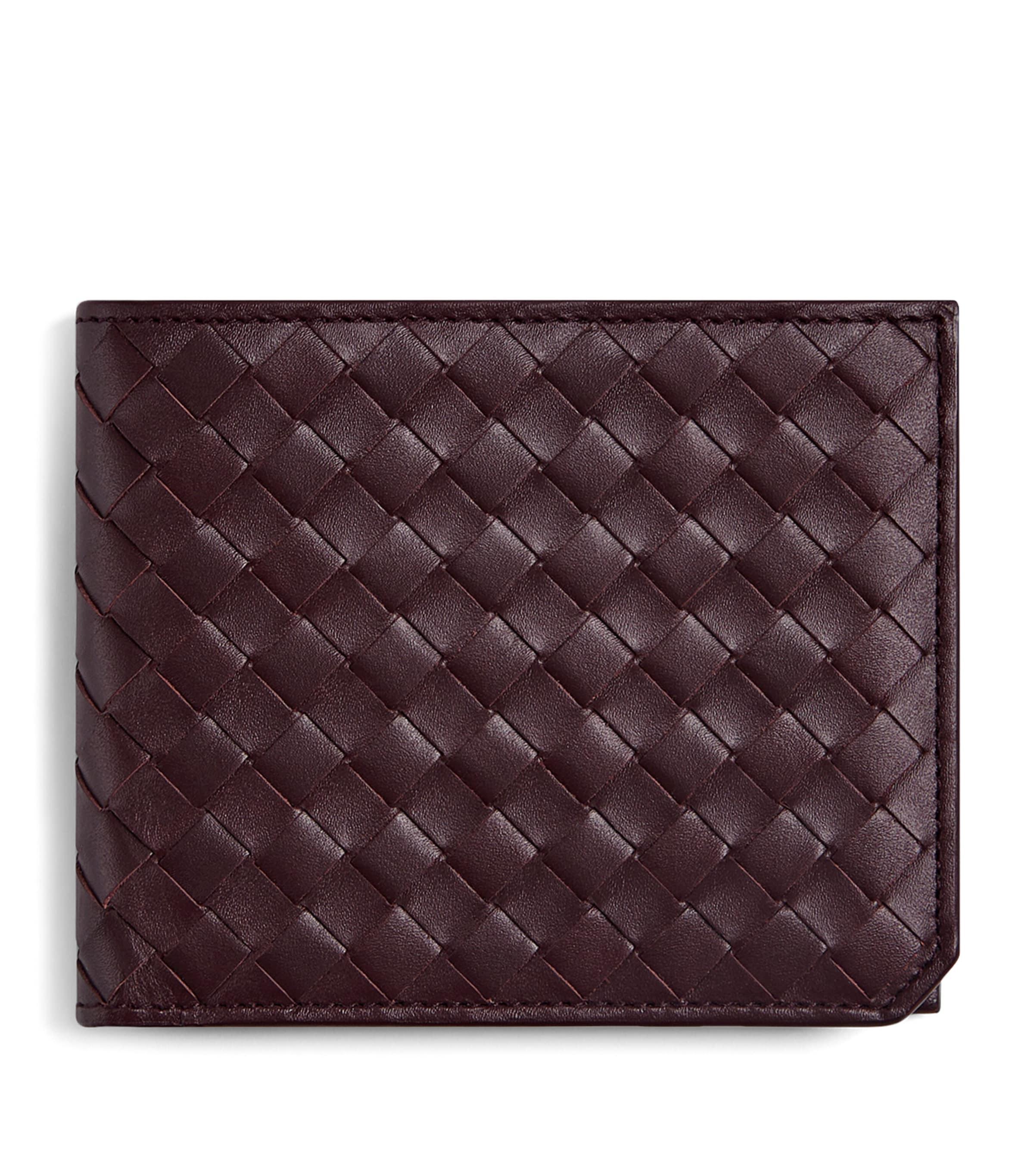 Leather Intrecciato Piccolo Bifold Wallet by BOTTEGA VENETA