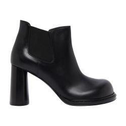 Leather heeled ankle boots by BOTTEGA VENETA