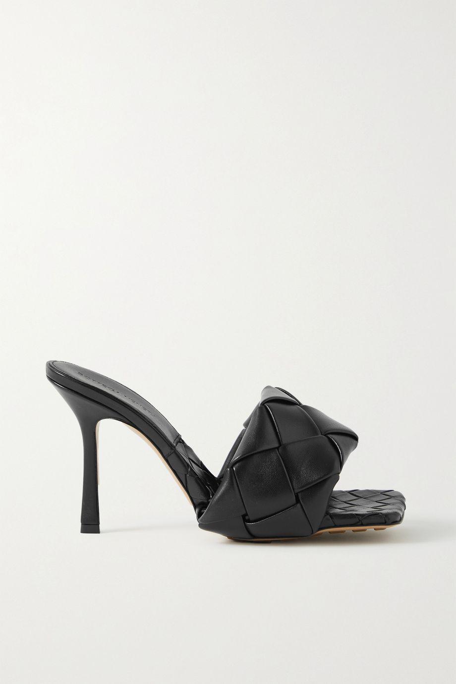 Lido intrecciato leather mules by BOTTEGA VENETA