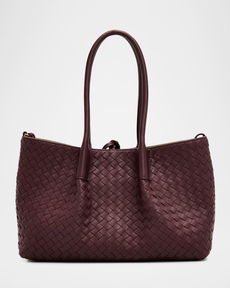 Medium Pinacoteca Reversible Leather Tote Bag by BOTTEGA VENETA