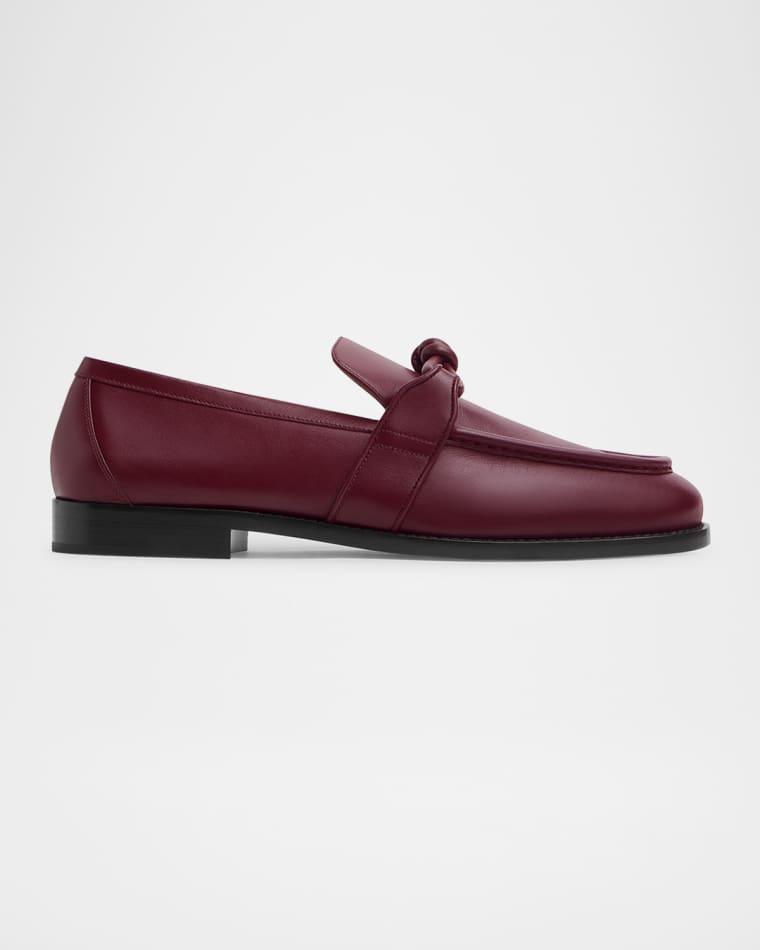 Men's Astaire Knot Suede Loafers by BOTTEGA VENETA