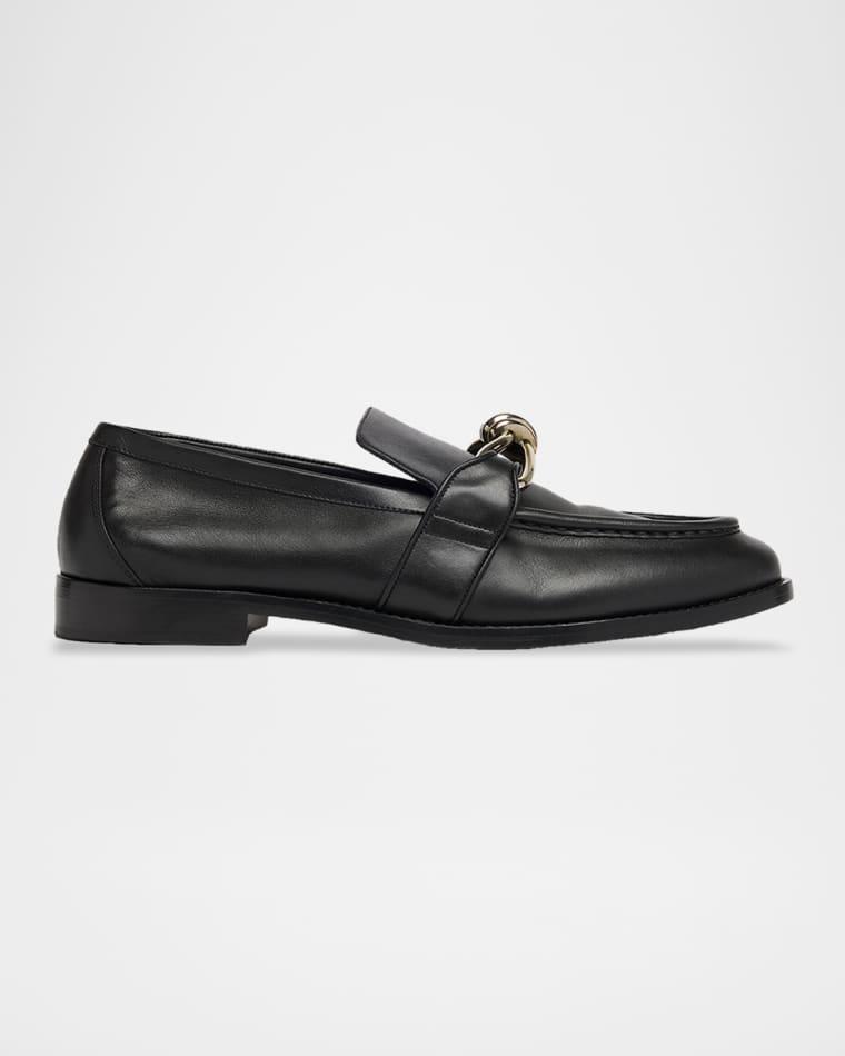 Men's Astaire Metallic Knot Napa Loafers by BOTTEGA VENETA