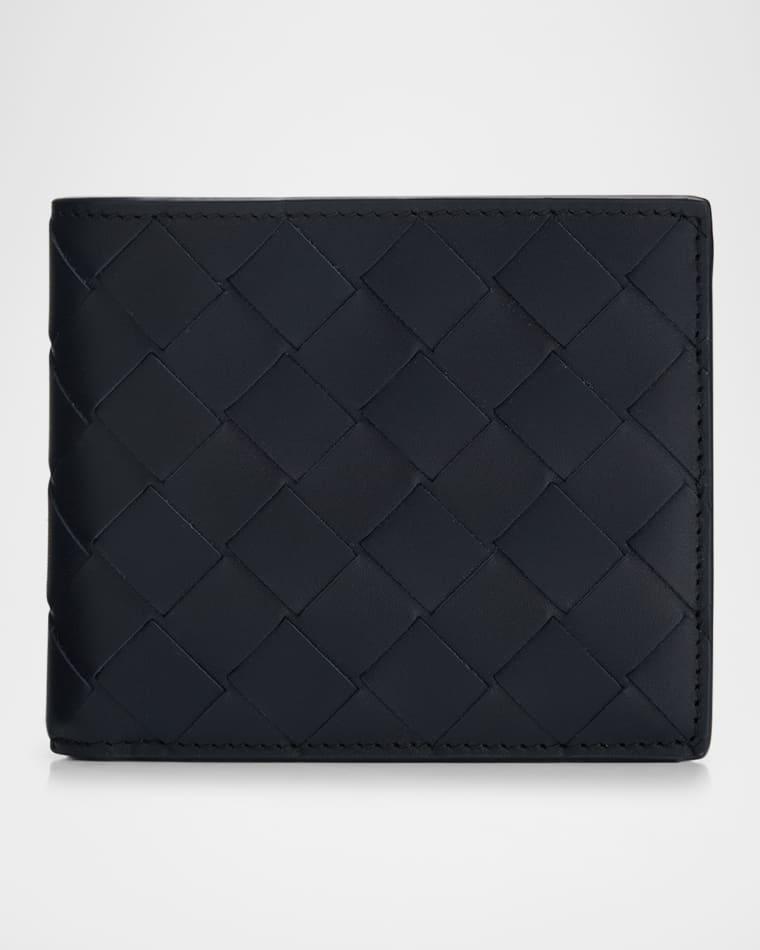 Men's Intrecciato 15 Bicolor Leather Bifold Wallet by BOTTEGA VENETA