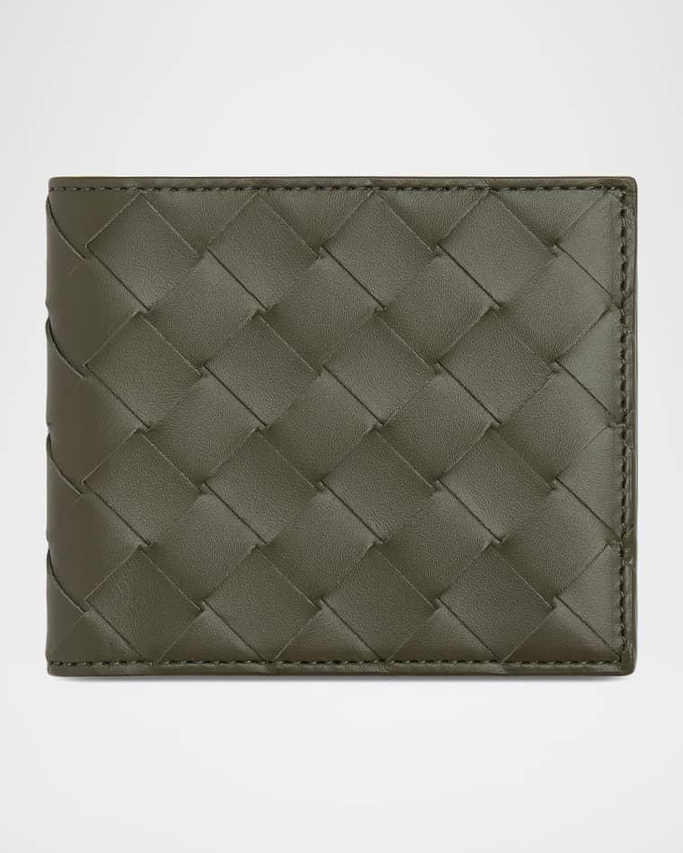 Men's Intrecciato Leather Bifold Wallet by BOTTEGA VENETA