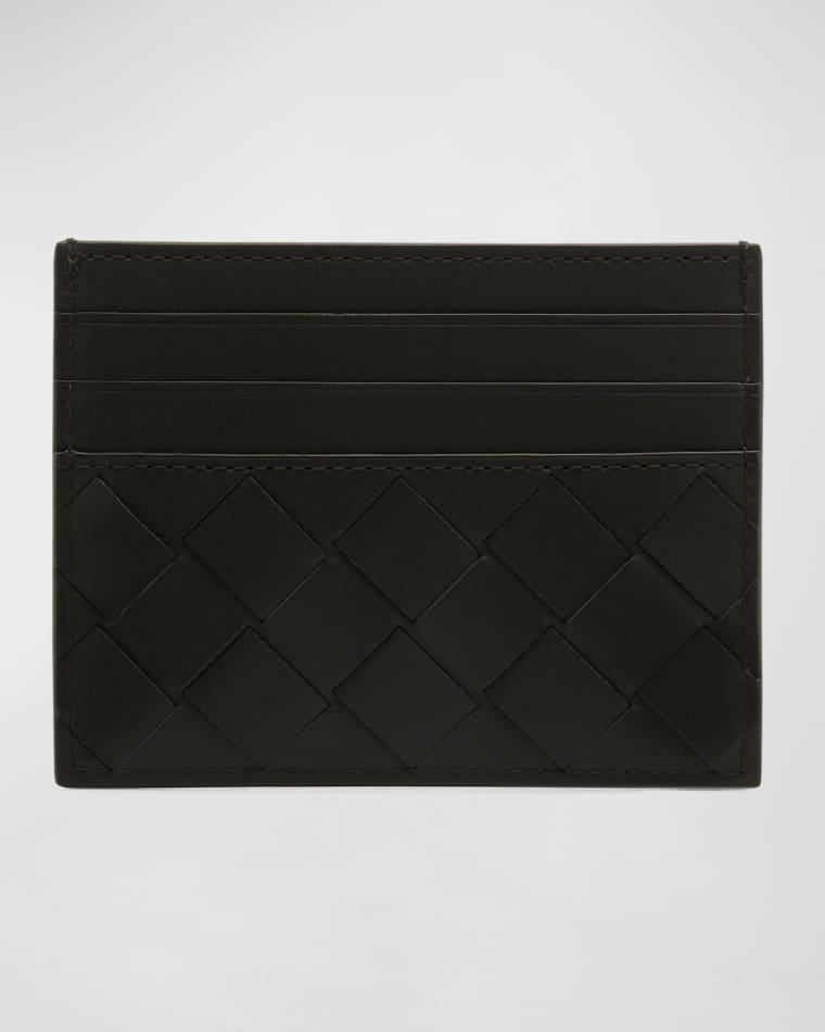 Men's Intrecciato Leather Card Case by BOTTEGA VENETA