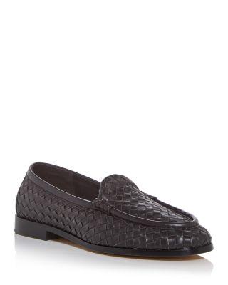 Men's Intrecciato Lenzio Loafers by BOTTEGA VENETA