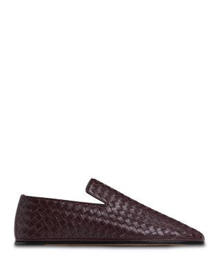 Men's Leather Sunday Slippers by BOTTEGA VENETA