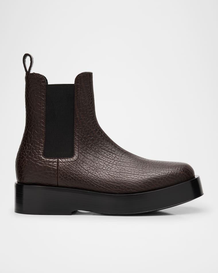Men's Torino Grainy Leather Chelsea Boots by BOTTEGA VENETA
