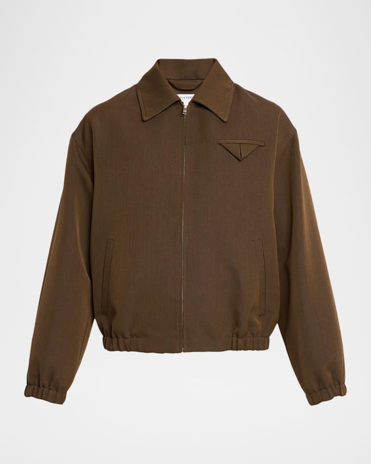 Men's Wool Blouson Jacket by BOTTEGA VENETA