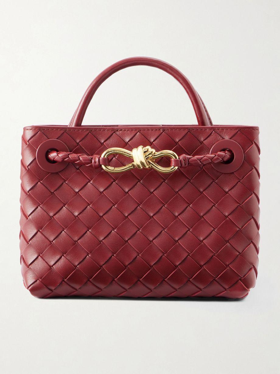 Mini Andiamo Intrecciato leather tote by BOTTEGA VENETA