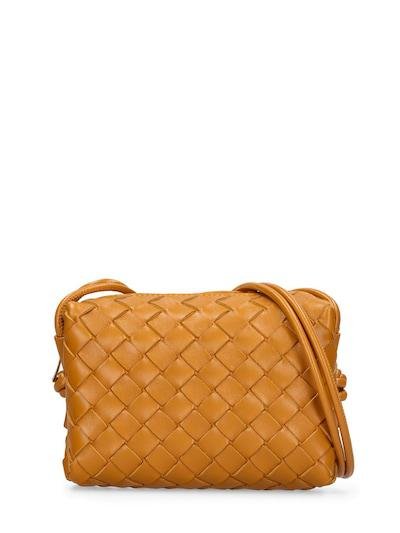 Mini Loop leather shoulder bag by BOTTEGA VENETA