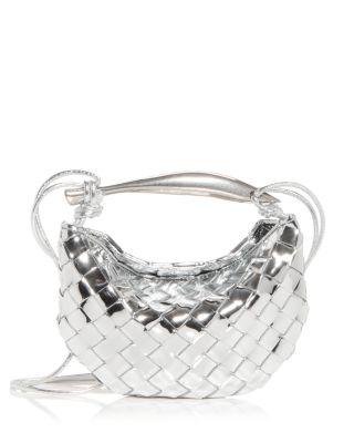 Mini Sardine Intrecciato Metallic Leather Bag by BOTTEGA VENETA