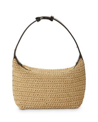 Mini Wallace Raffia Shoulder Bag by BOTTEGA VENETA