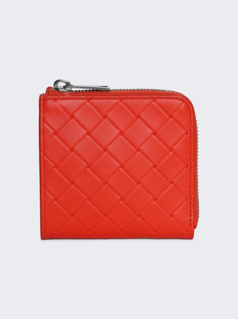 Mini Wallet Cherry Tomato Silver  | The Webster by BOTTEGA VENETA