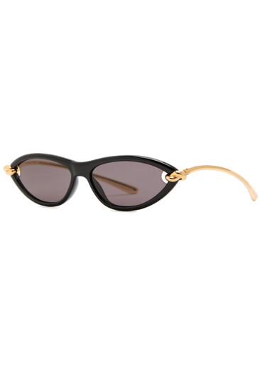 Narrow cat-eye sunglasses by BOTTEGA VENETA