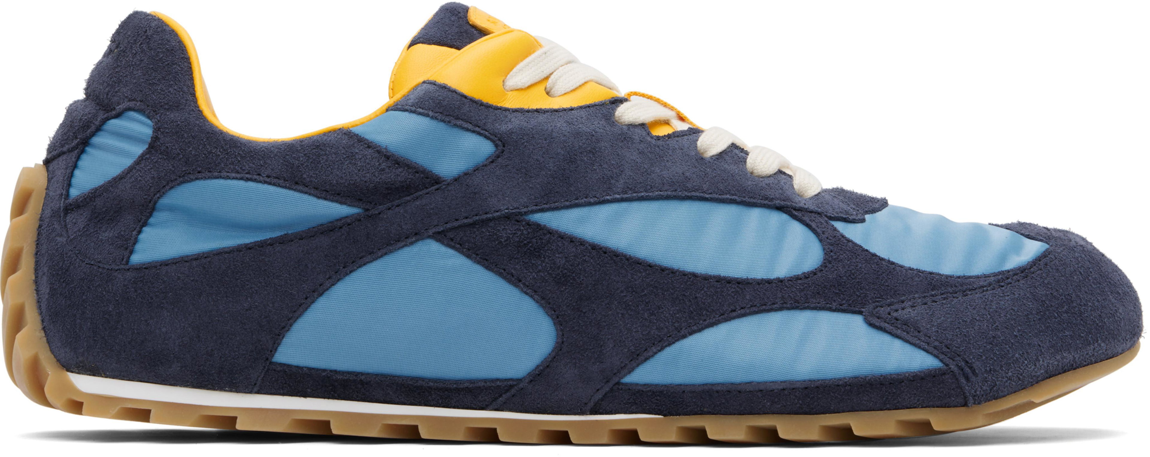 Navy Orbit Flash Sneakers by BOTTEGA VENETA