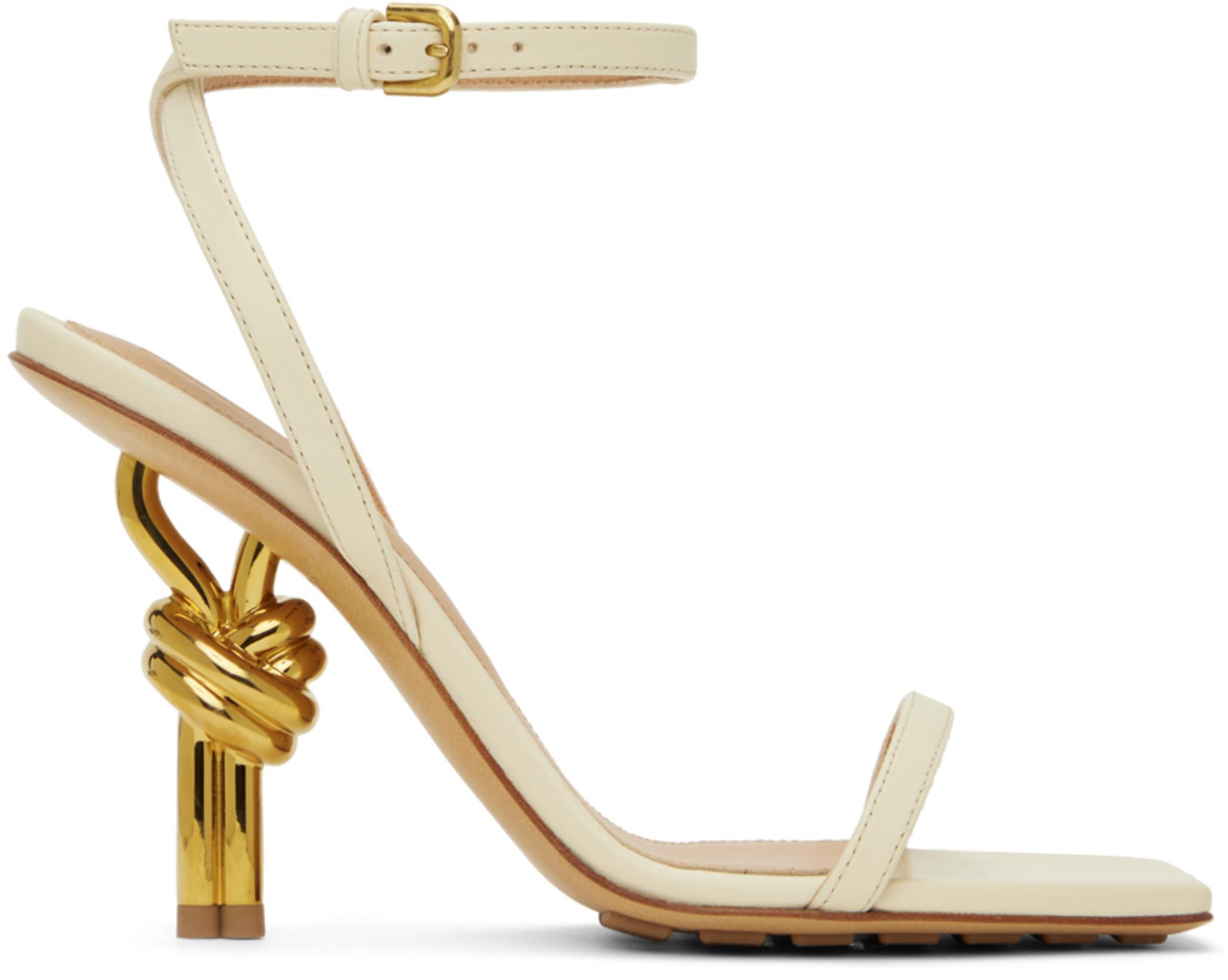 Off-White Knot Sandals by BOTTEGA VENETA