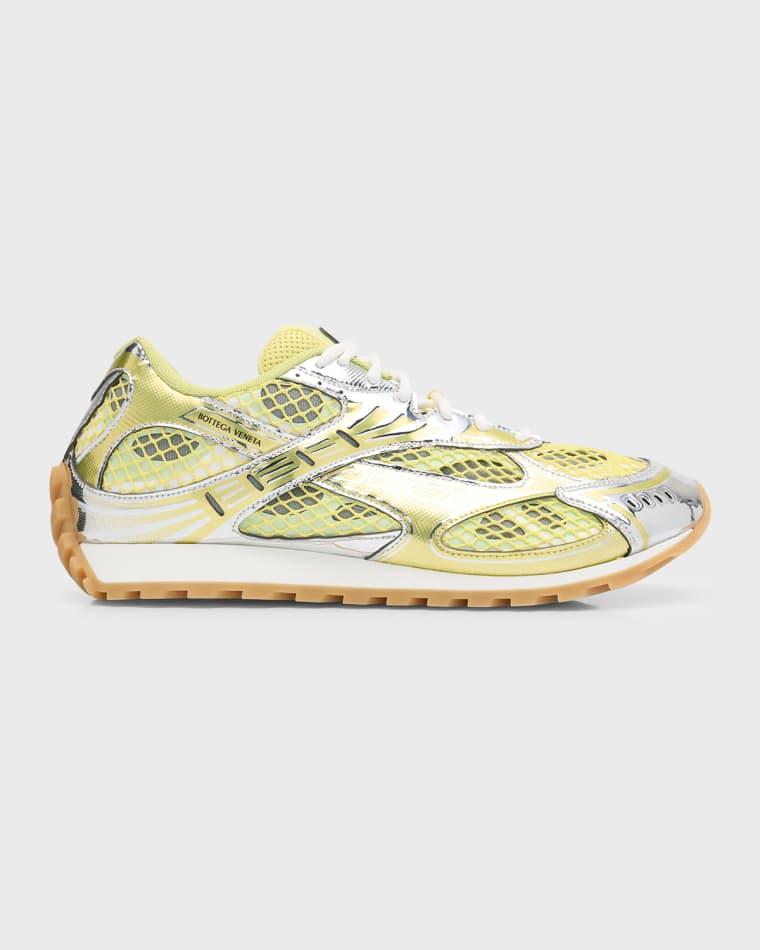 Orbit Metallic Net Runner Sneakers by BOTTEGA VENETA