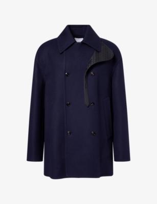 Oversized Double-Cashmere Caban Coat by BOTTEGA VENETA