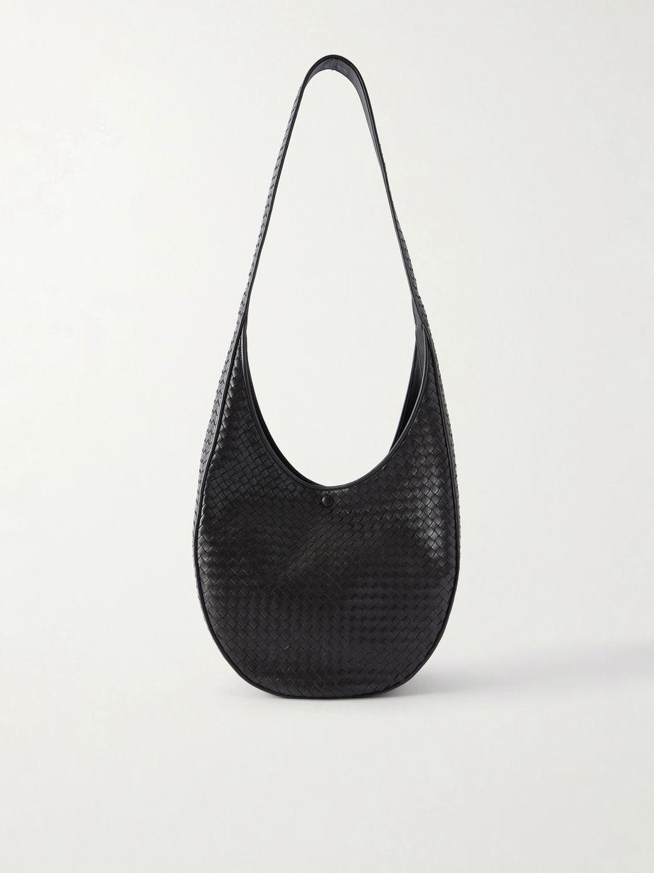 Ovetto Intrecciato leather shoulder bag by BOTTEGA VENETA