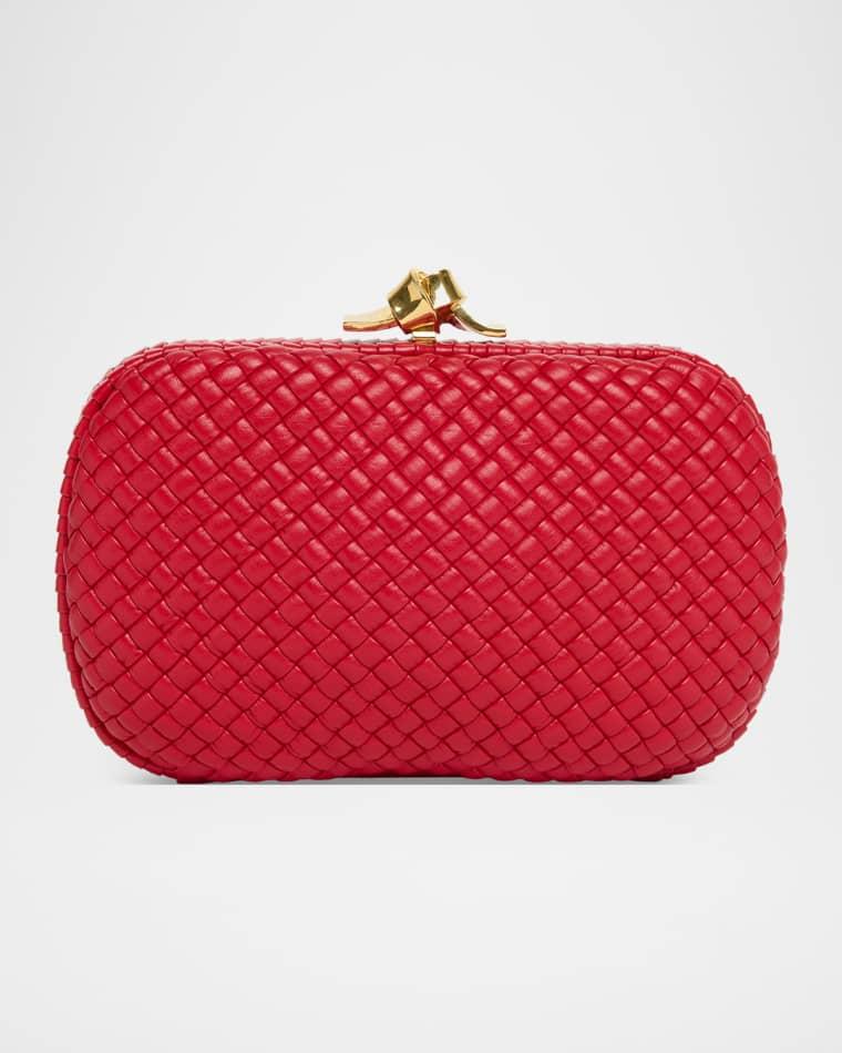 Padded Leather Sculptural Knot Clutch Bag by BOTTEGA VENETA