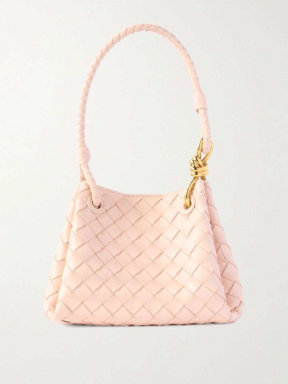 Parachute small Intrecciato leather shoulder bag by BOTTEGA VENETA