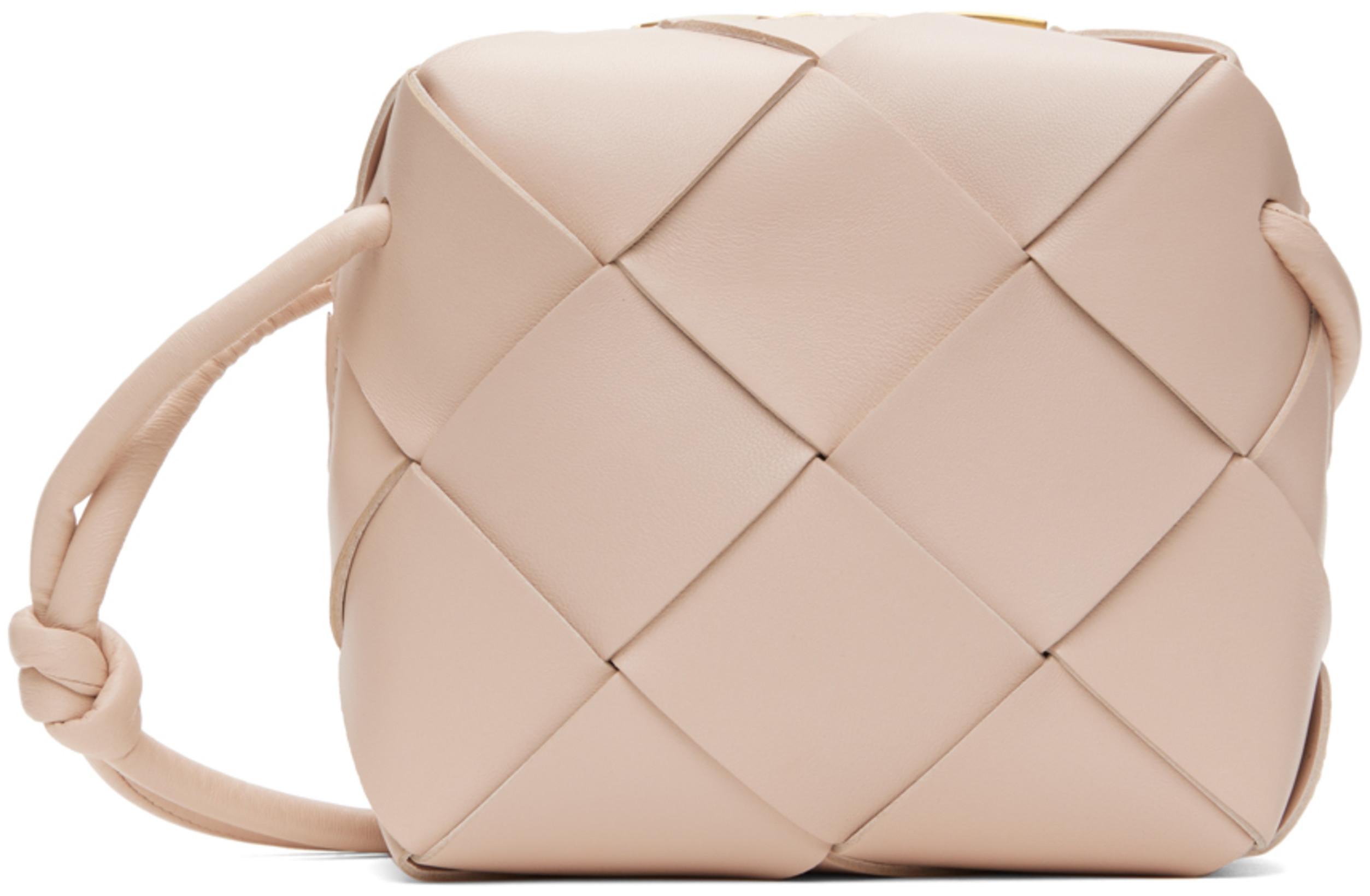 Pink Mini Cassette Camera Bag by BOTTEGA VENETA