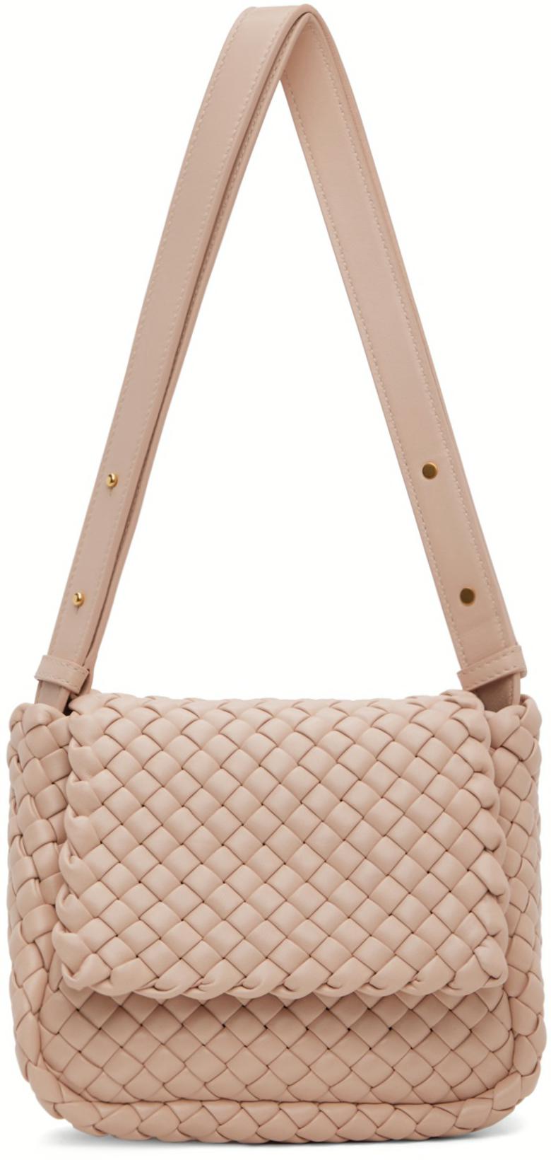Pink Mini Cobble Bag by BOTTEGA VENETA
