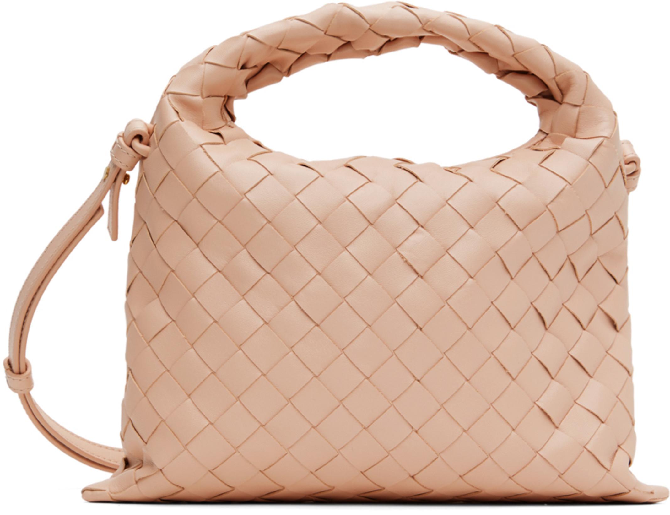 Pink Mini Hop Bag by BOTTEGA VENETA