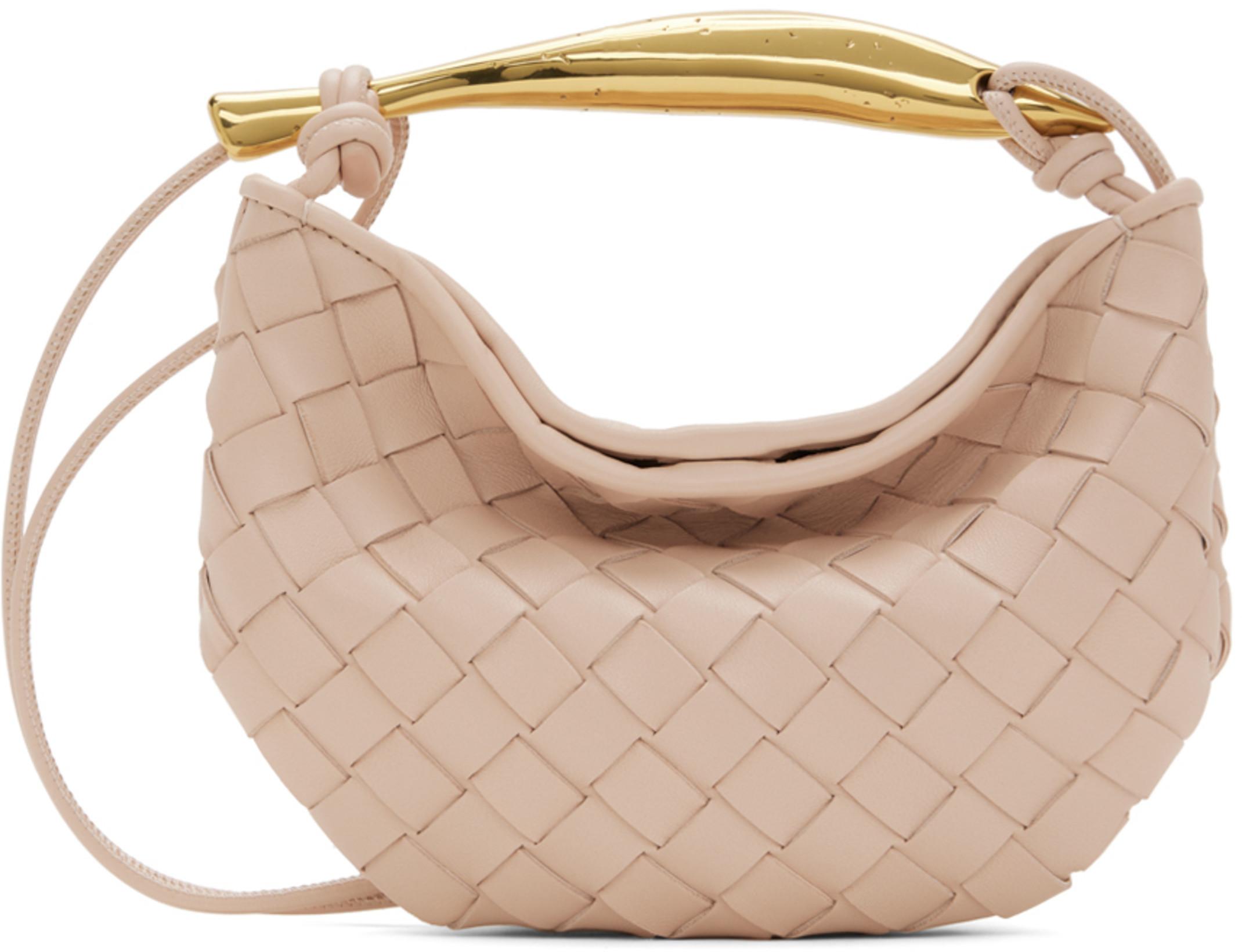 Pink Mini Sardine Bag by BOTTEGA VENETA