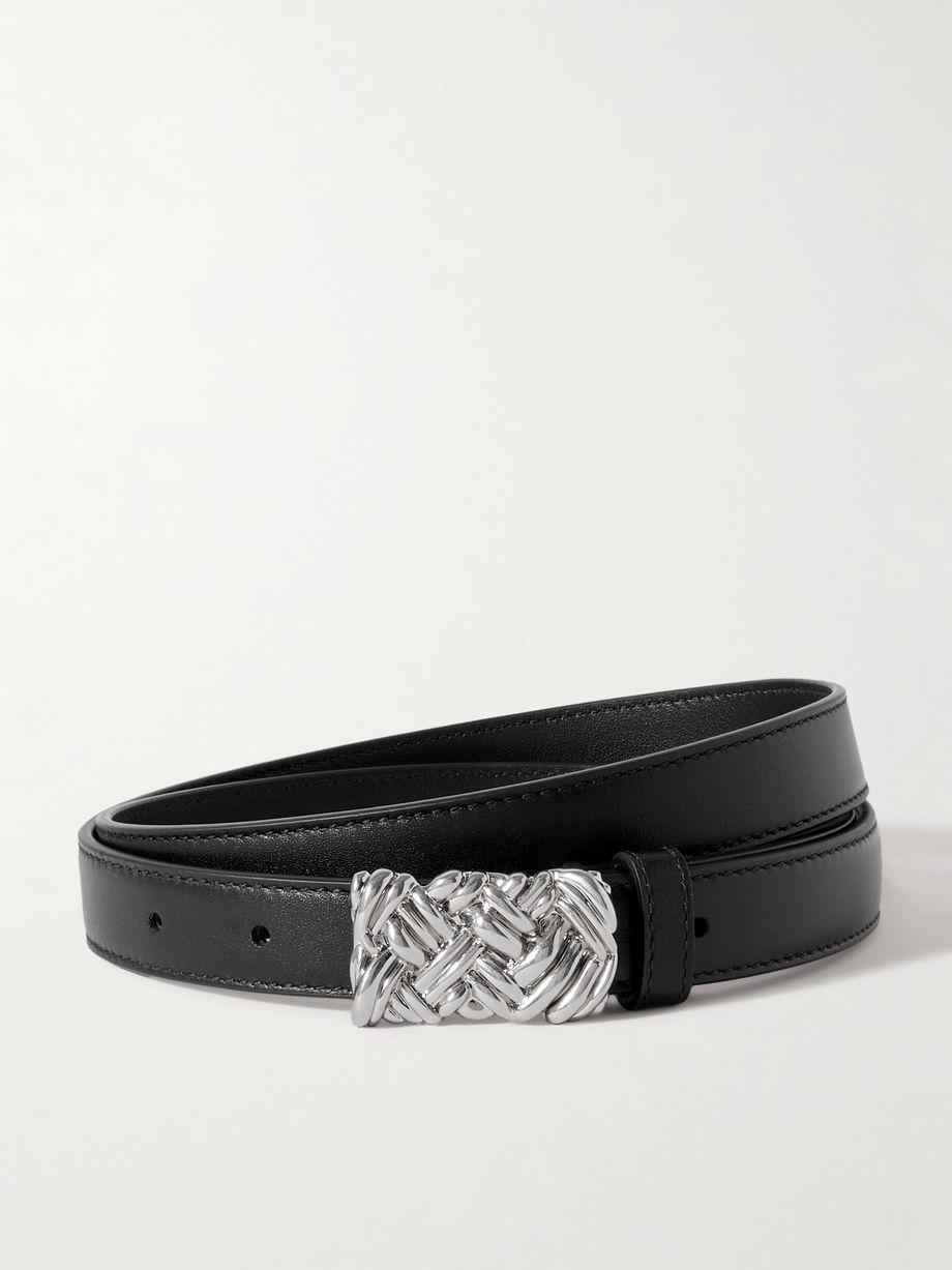 Pleat leather belt by BOTTEGA VENETA
