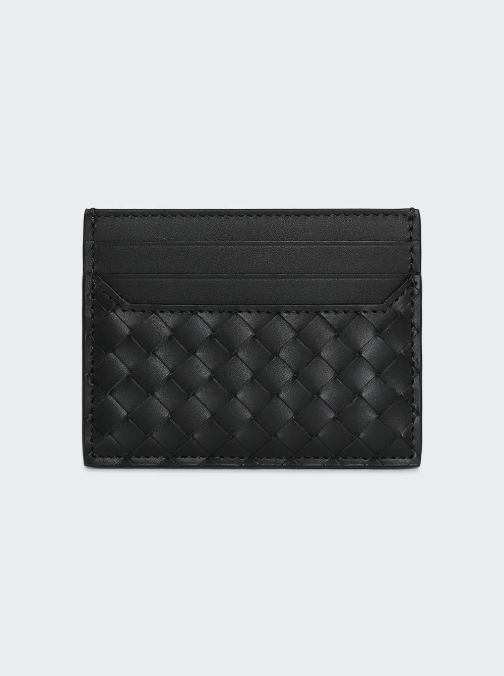 Portacard Dark Green Silver  | The Webster by BOTTEGA VENETA