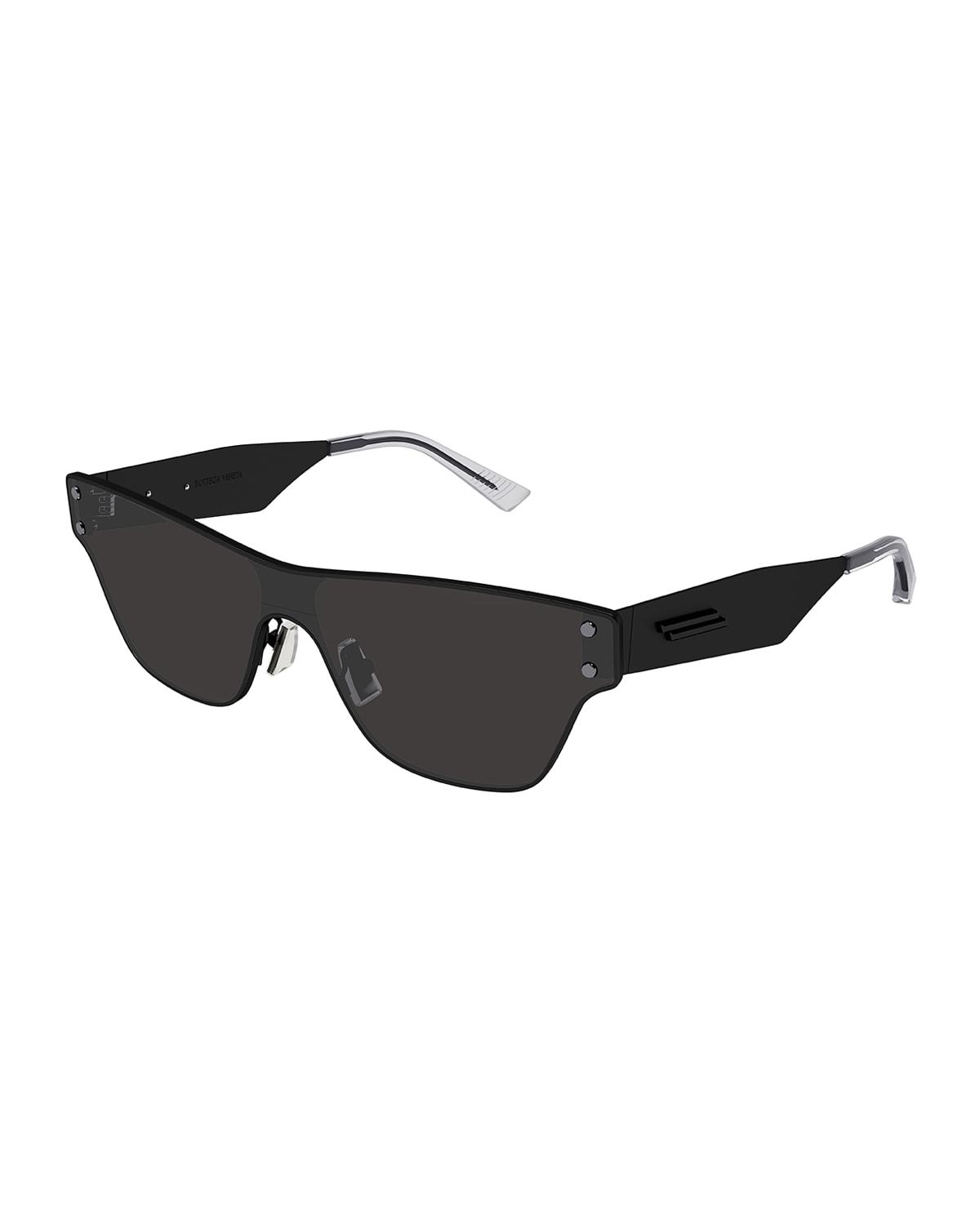 Rectangle Monochromatic Metal Sunglasses by BOTTEGA VENETA