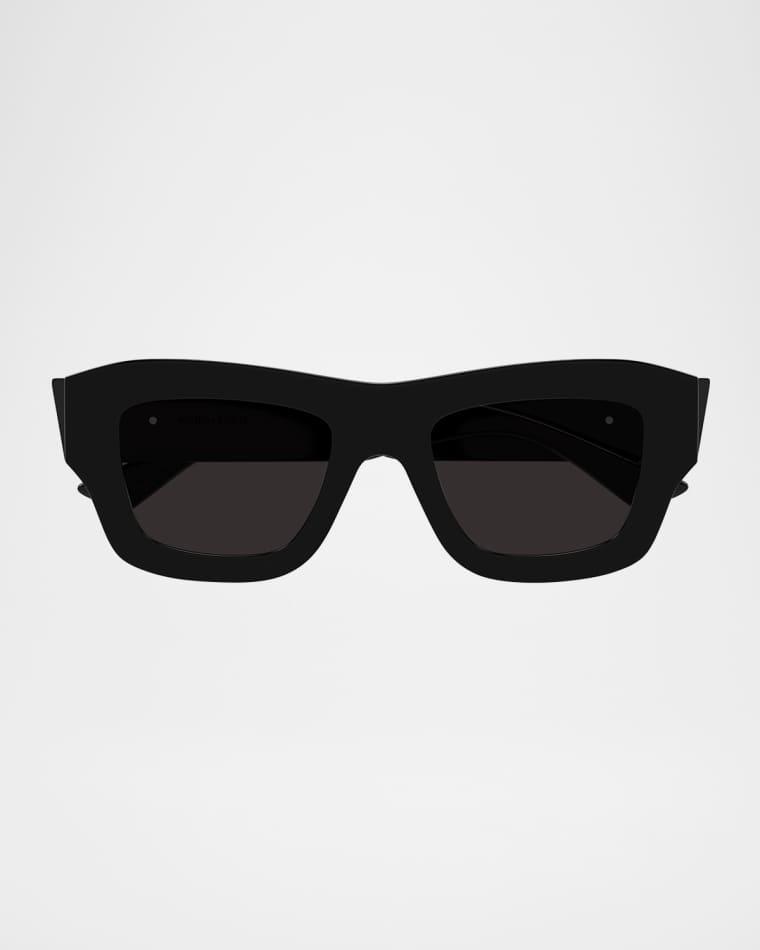 Recycled Acetate Rectangle Sunglasses by BOTTEGA VENETA