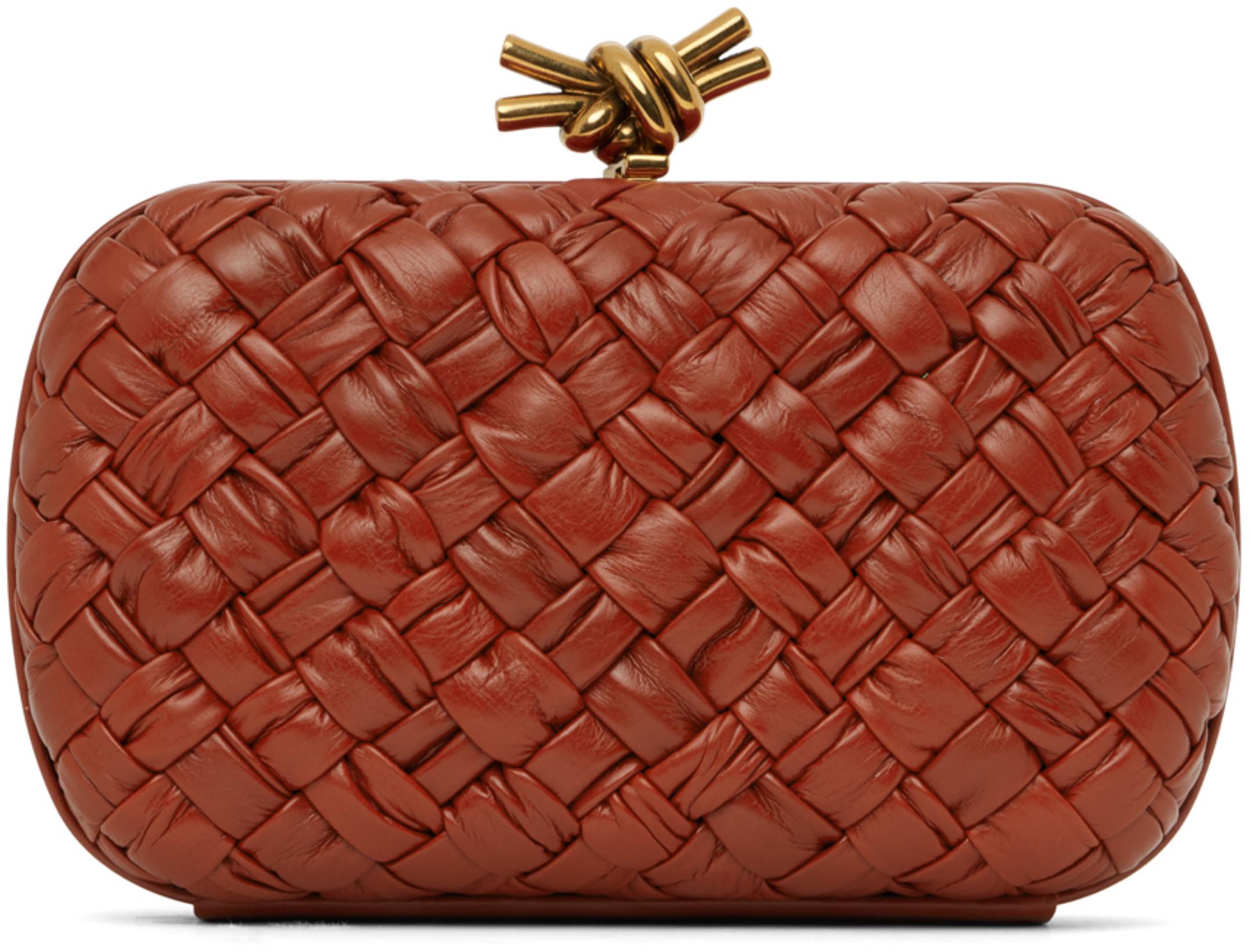 Red Knot Minaudiere Clutch by BOTTEGA VENETA