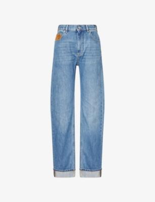 Regular-Fit Straight-Leg Denim Jeans by BOTTEGA VENETA