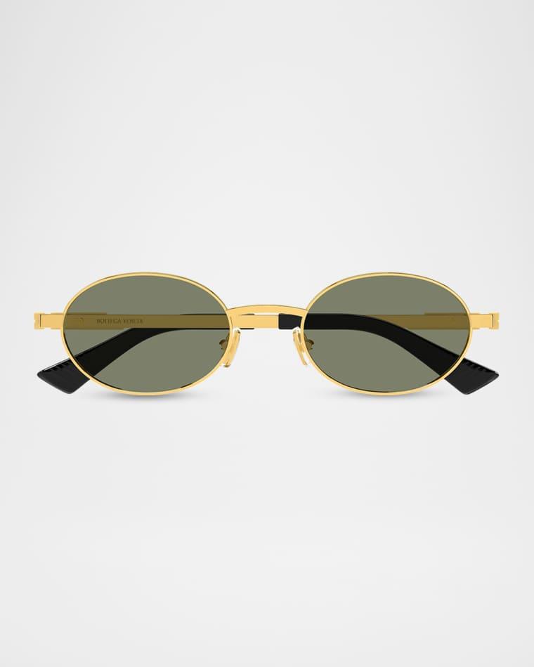 Ribbon 52mm Oval Sunglasses by BOTTEGA VENETA