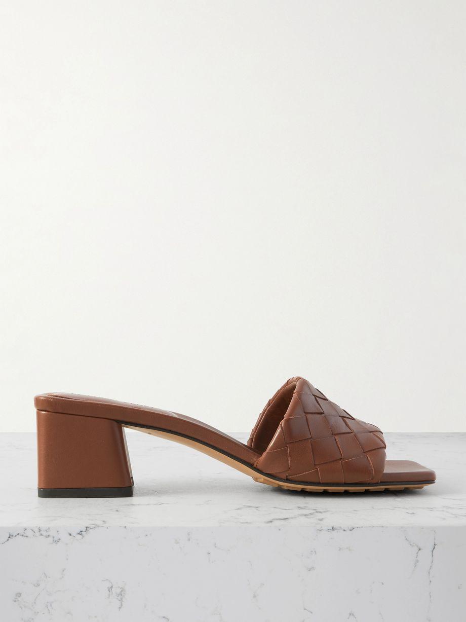 Riva intrecciato leather mules by BOTTEGA VENETA