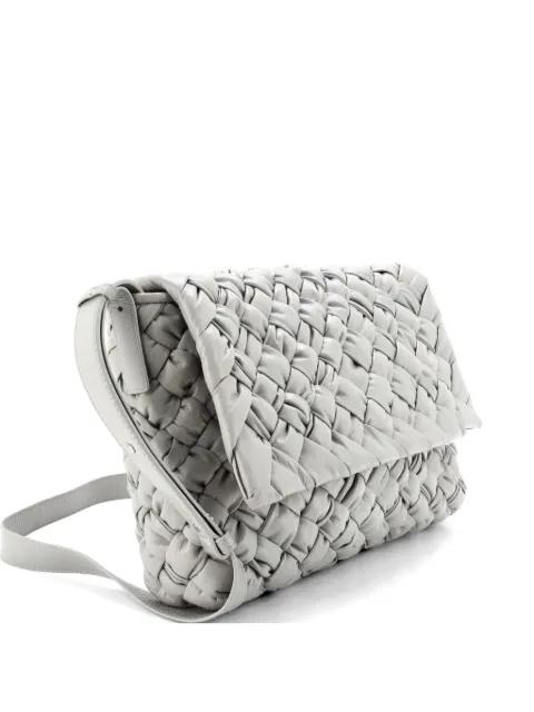 Rumple Messenger Bag Intrecciato Leather Medium crossbody bag by BOTTEGA VENETA 