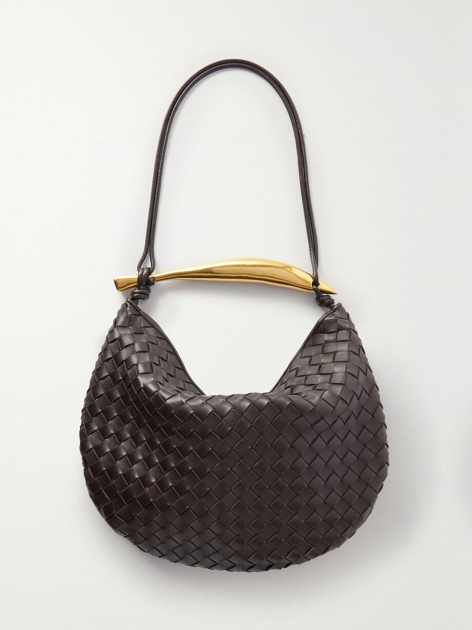 Sardine medium Intrecciato leather shoulder bag by BOTTEGA VENETA