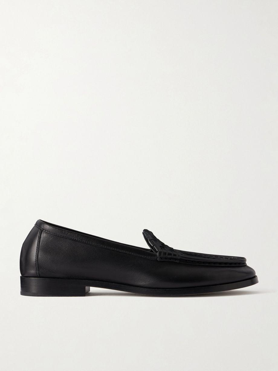 Silenzio leather loafers by BOTTEGA VENETA
