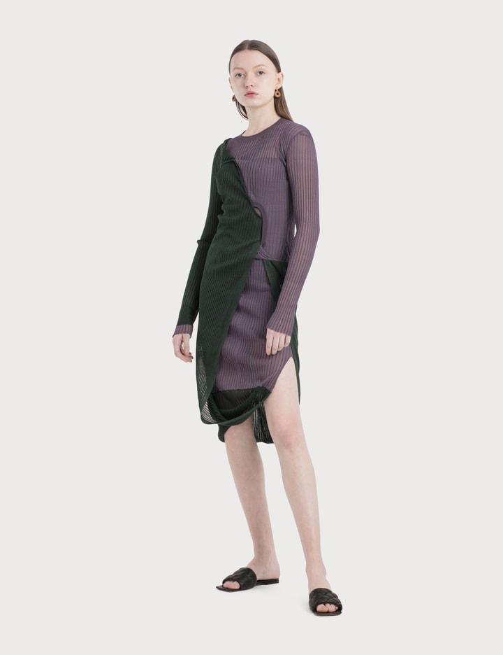 Silk Ribbed Knit Dress by BOTTEGA VENETA